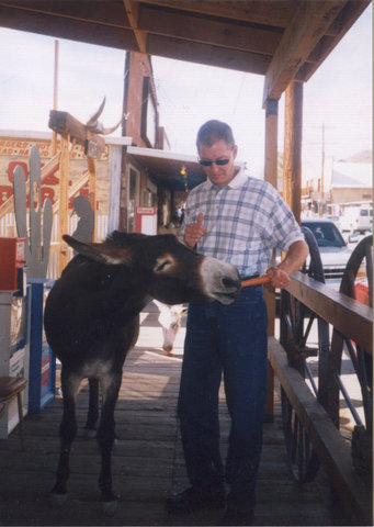 Vacation in Oatman, Arizona